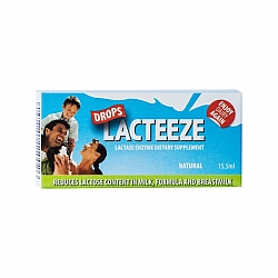 Lacteeze 乳糖酶滴剂 增加乳糖酶拒绝乳糖不耐 15.5ml