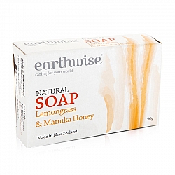 Earthwise 天然香皂 90g 柠檬草麦卢卡蜂蜜味