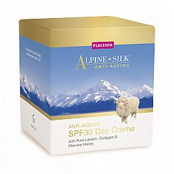 AlpineSilk 抗衰老防晒日霜 SPF30 修复受损肌肤，保湿防晒