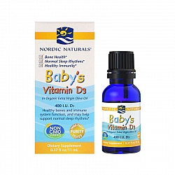 Nordic Naturals VD挪威鱼油宝宝维生素D3滴剂 11ml