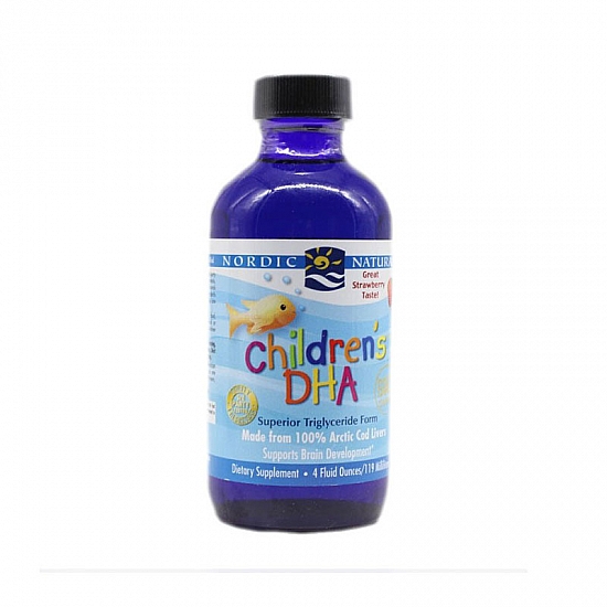Nordic Naturals 挪威小鱼 儿童DHA草莓味 119ml Nordic Naturals 挪威小鱼 儿童DHA草莓味 119ml