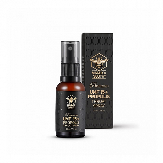 Manuka South® 蜂胶喷雾 喉喷 喉咙喷雾 Propolis UMF 15+ Throat Spray (boxed) Manuka South® 蜂胶喷雾 喉喷 喉咙喷雾 Propolis UMF 15+ Throat Spray (boxed)