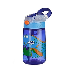 Contigo Gizmo 自动翻扣带锁 儿童水壶 恐龙款 414ml