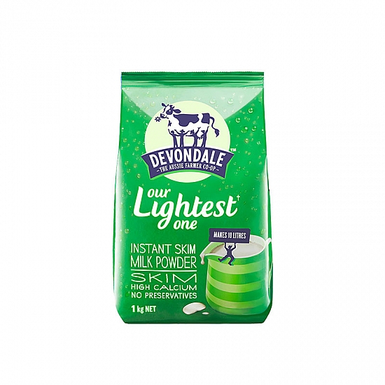 Devondale 德运 成人脱脂奶粉 1kg 3袋装澳洲直邮 Devondale 德运 成人脱脂奶粉 1kg 3袋装澳洲直邮
