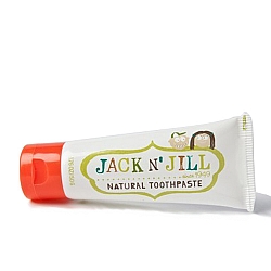 Jack N' Jill 天然有机无氟可吞食水果味 50g儿童牙膏-草莓味 50g