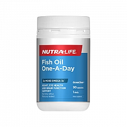 Nutralife 纽乐 鱼油胶囊 浓缩无味日服型 三倍EPA&DHA含量 90粒
