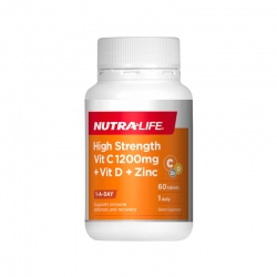 Nutralife 纽乐 VC1200mg +VD+锌片 60片