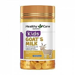 Healthy Care 山羊奶咀嚼片香草味 300粒 儿童成人钙片
