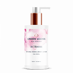 Linden Leaves 琳登丽诗 in bloom 绽放系列 hand & body lotion 润肤乳 pink petal 粉色花瓣 300ml