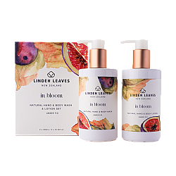 Linden Leaves 琳登丽诗 in bloom 绽放系列 wash & lotion set 洗护套装 amber fig 琥珀红心果 2 x 300ml