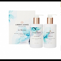 Linden Leaves 琳登丽诗 in bloom 绽放系列 wash & lotion set 洗护套装 aqua lily 香水百合 2 x 300ml