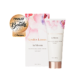 Linden Leaves 琳登丽诗 in bloom 绽放系列 nourishing hand cream - large - 滋润护手霜100ml pink petal 粉色花瓣 100ml