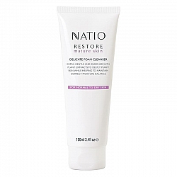 Natio 泡沫洗面奶 适用于中性和干性皮肤  Natio Renew Radiance Cleanse 100g