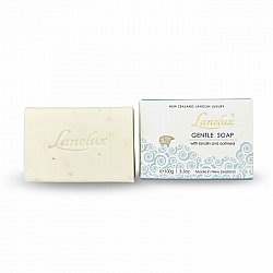 Nature's Beauty 自然美 Lanolux 绵羊油 温和羊奶皂 Lanolux Lanolin Gental Soap With Lanolin and Oatmeal 100g