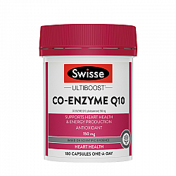 (新西兰厂方直邮) Swisse 辅酶Q10胶囊150mg 180粒 (任意三件包邮)