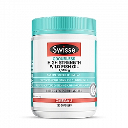 (新西兰厂方直邮) Swisse 深海鱼油软胶囊1500mg 200粒 (任意三件包邮)