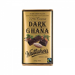 Whittakers 惠特克 72%可可加纳黑巧克力排 250g