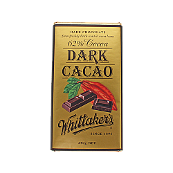 Whittakers 惠特克 天然有机经典黑巧味巧克力 250g