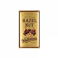Whittakers 惠特克巧克力 天然有机榛子味 250g