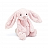 Jellycat Bashful Pink Bunny 淡粉兔子 Medium中号 BAS4BP 高31cm x 宽12cm