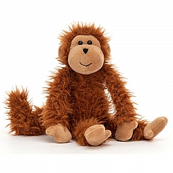 Jellycat Bonbon Monkey 邦邦猴子玩偶 BON6M 高22cm x 宽10cm