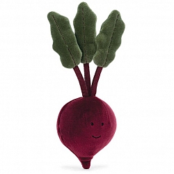 Jellycat Vivacious Vegetable Beetroot 活泼甜菜玩偶 VV6BEET 高22cm x 宽8cm