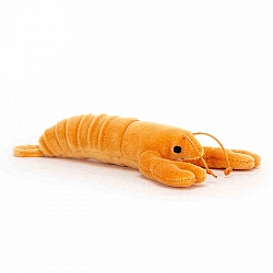 Jellycat Sensational Seafood Langoustine 小龙虾毛绒玩具 SSEA6L 高4cm x 宽10cm