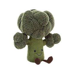 Jellycat Amuseable Broccoli 趣味西兰花毛绒玩偶 A2BRO 高23cm x 宽22cm