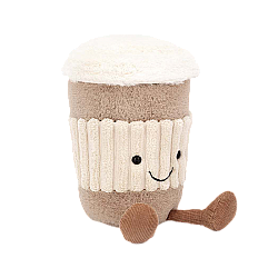 Jellycat Amuseable Coffee-To-Go 趣味咖啡杯毛绒玩偶 A6COF 高15cm x 宽6cm