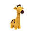 Jellycat Big Spottie Giraffe 大大斑点长颈鹿毛绒玩具 BSPO2G 高48cm x 宽15cm