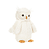 Jellycat Bashful Owl 害羞的猫头鹰毛绒玩具 Medium中号 BAS3OWL 高24cm x 宽10cm