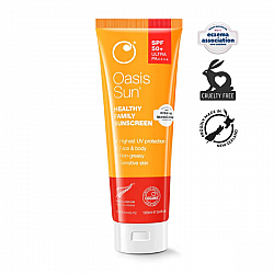 Oasis Sun 绿洲 纯天然 SPF50+ 极致优化版 防晒霜 （敏感肌肤可用）100ml Oasis Sun SPF50+ Ultra PA++++ Healthy Family Sun Care 100ml