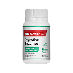 Nutralife 纽乐 植物消化酶酵素胶囊 60粒