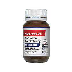 Nutralife 纽乐 强效500亿 成人益生菌胶囊  30粒 鼠李糖乳杆菌 调理肠胃