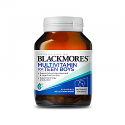 Blackmores 澳佳宝 青少年大脑发育营养胶囊 男孩发育 60粒