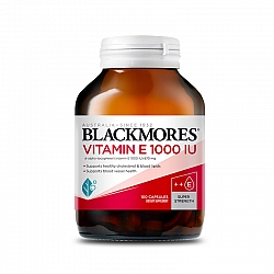 Blackmores 澳佳宝 1000IU  天然维生素E 软胶囊  100粒
