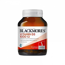 Blackmores 澳佳宝 维生素D3胶囊1000IU 200粒 辅助钙吸收