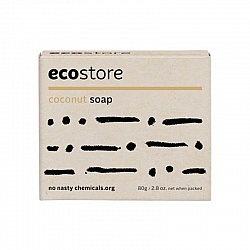 3件  ecostore 宜可诚 纯天然温和椰子香皂 80g  温和滋养 香味天然