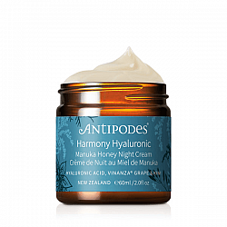 安媞珀 麦卢卡蜂蜜晚霜 Antipodes Harmony Hyaluronic Manuka Honey Night Cream 60ml