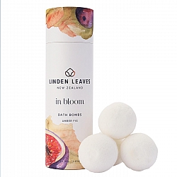 Linden Leaves Amber Fig Bath Bombs - 4 x 35g Linden Leaves Amber Fig Bath Bombs - 4 x 35g