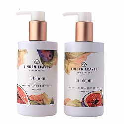 Linden Leaves Amber Fig Hand And Body Wash & Lotion Set Linden Leaves Amber Fig Hand And Body Wash & Lotion Set