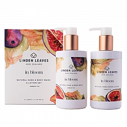 Linden Leaves Amber Fig Hand And Body Wash & Lotion Set Linden Leaves Amber Fig Hand And Body Wash & Lotion Set