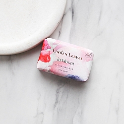 Linden Leaves In Bloom Pink Petal Cleansing Bar 100g