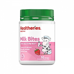 Healtheries 贺寿利 草莓奶片 50片