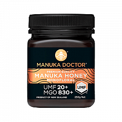 Manuka Doctor UMF 20+ Monofloral Manuka Honey 250g