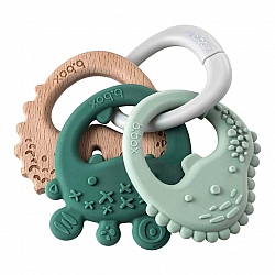 B.Box Trio Teether - Sage Monsters