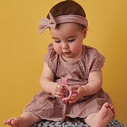 B.Box Wrist Teether - Blush Fox