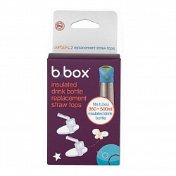 B.Box Insulated Drink Bottle Straw Tops 2 Pack