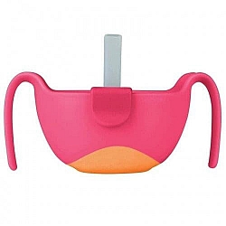 B.Box 12m+ Bowl XL & Straw Strawberry Shake (Lg)