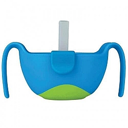 B.Box 12m+ Bowl XL & Straw Ocean Breeze (Lg)